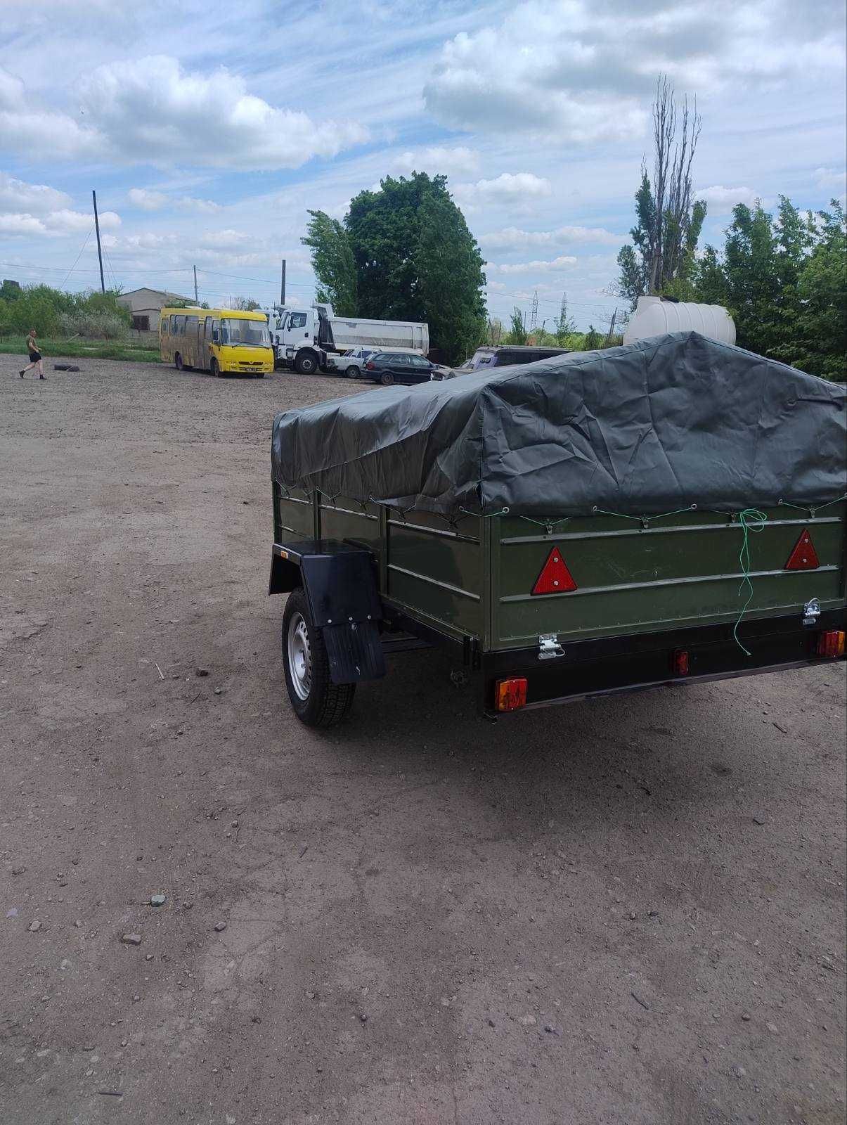 Міцний причіп 2500/1300/450 під ключ.Доставка Делівері від заводу