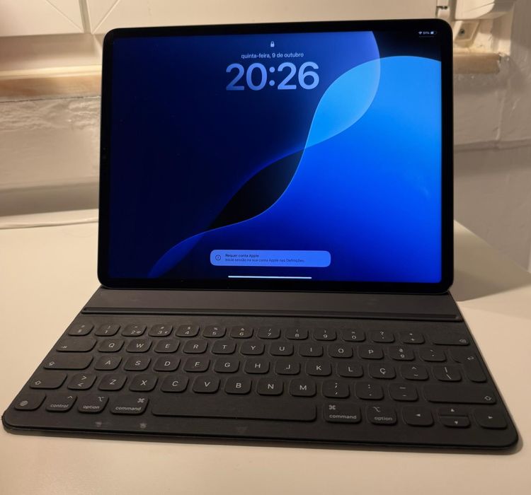 IPad Pro 12.9’’ 5.ª geração+ Apple Pencil + Capa Teclado Apple