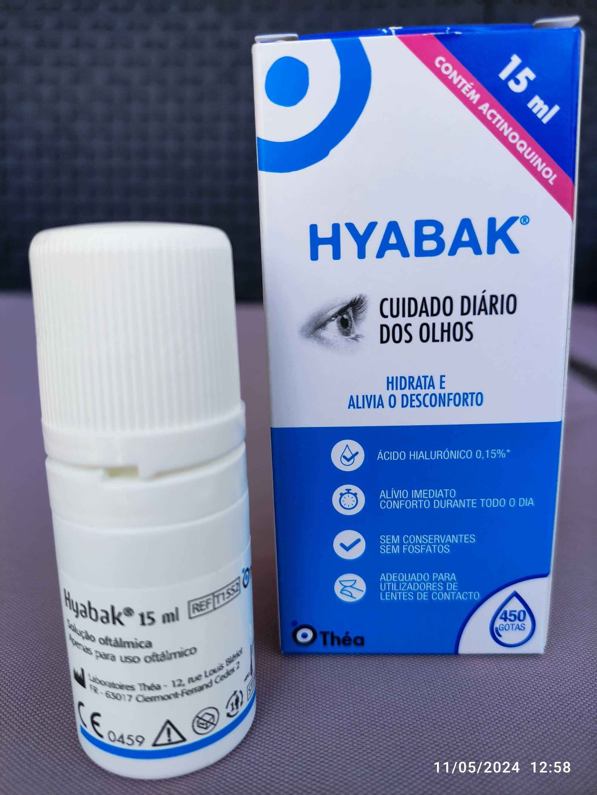 Hyabak 15ml - Cuidado diário dos olhos