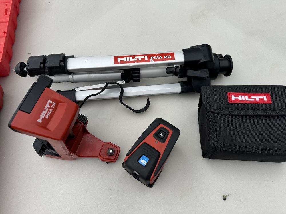 Laser krzyżowy HILTI PMC 46 +  statyw