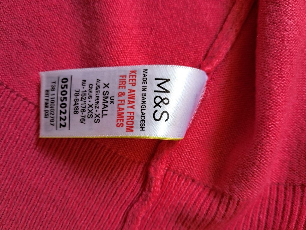 Cienki Sweter/ kardigan r.XS  jak Nowy
