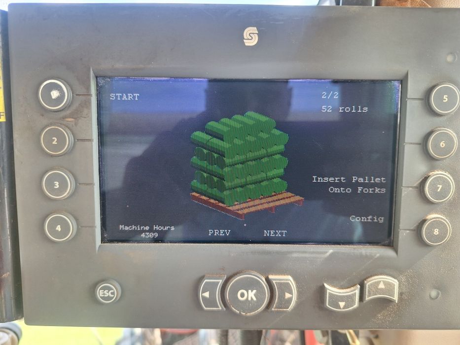 Kombajn do trawy w rolkach Brouwer Robomax JD