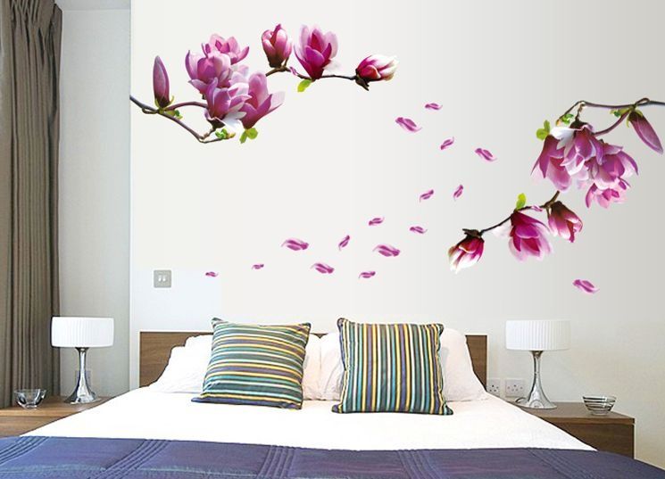 Naklejki na ścianę ścienne Magnolia Orchidea XXL WS-0015(2)