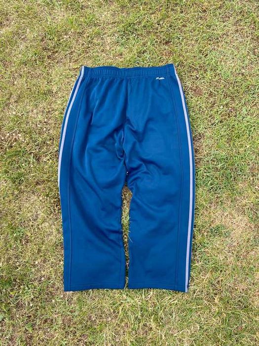 Spodnie dresowe Adidas baggy navy granatowy sport L XL