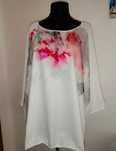 Andrea piękna cienka bluza, rękaw 3/4, rozmiar 48