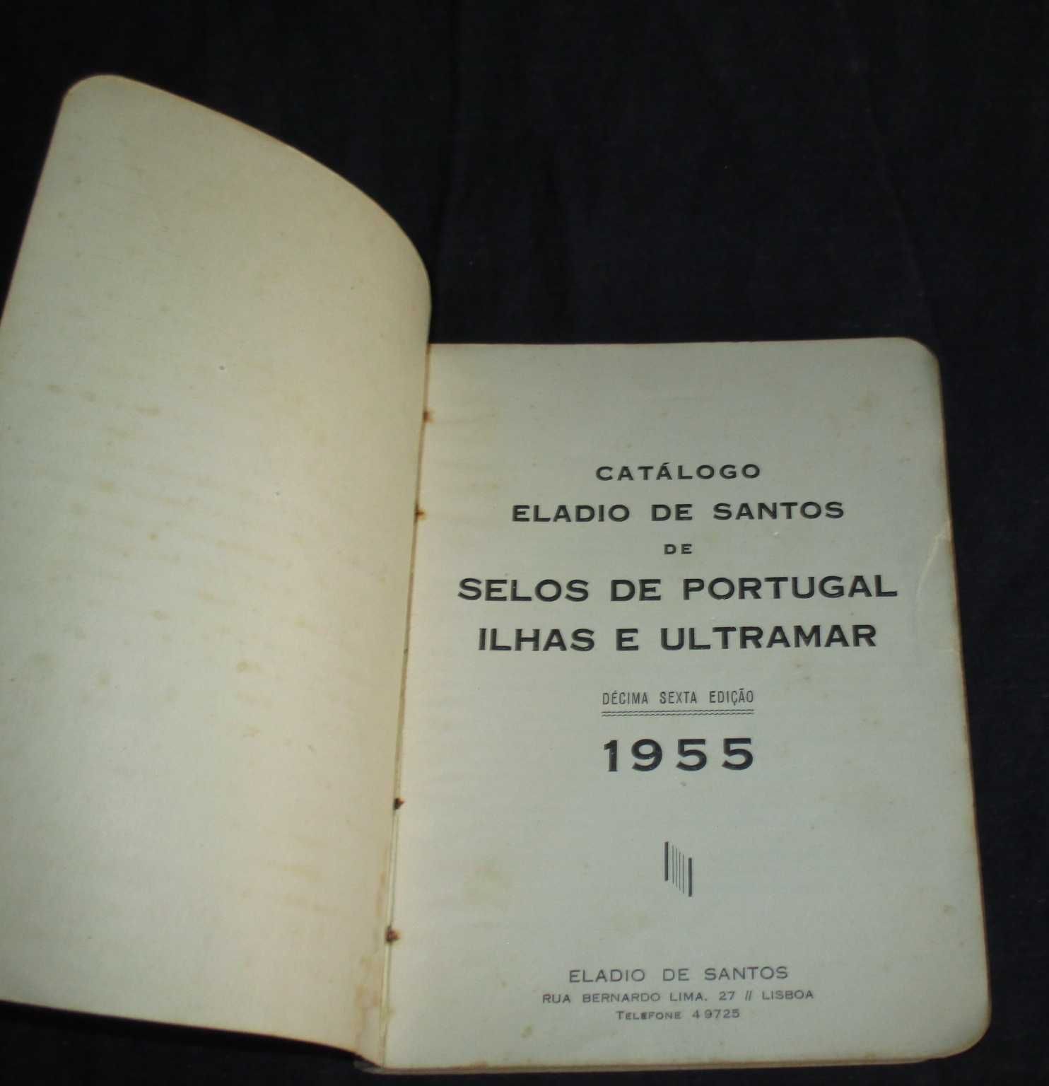 Livro Catálogo Eládio de Santos Selos de Portugal Ilhas e Ultramar