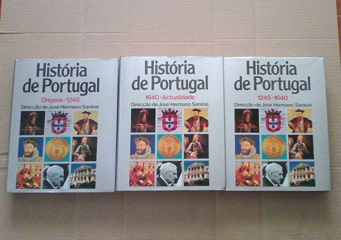 História de Portugal 3 volumes