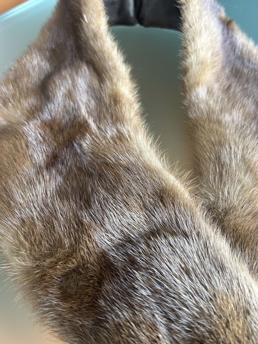 Gola de pelo vison nova