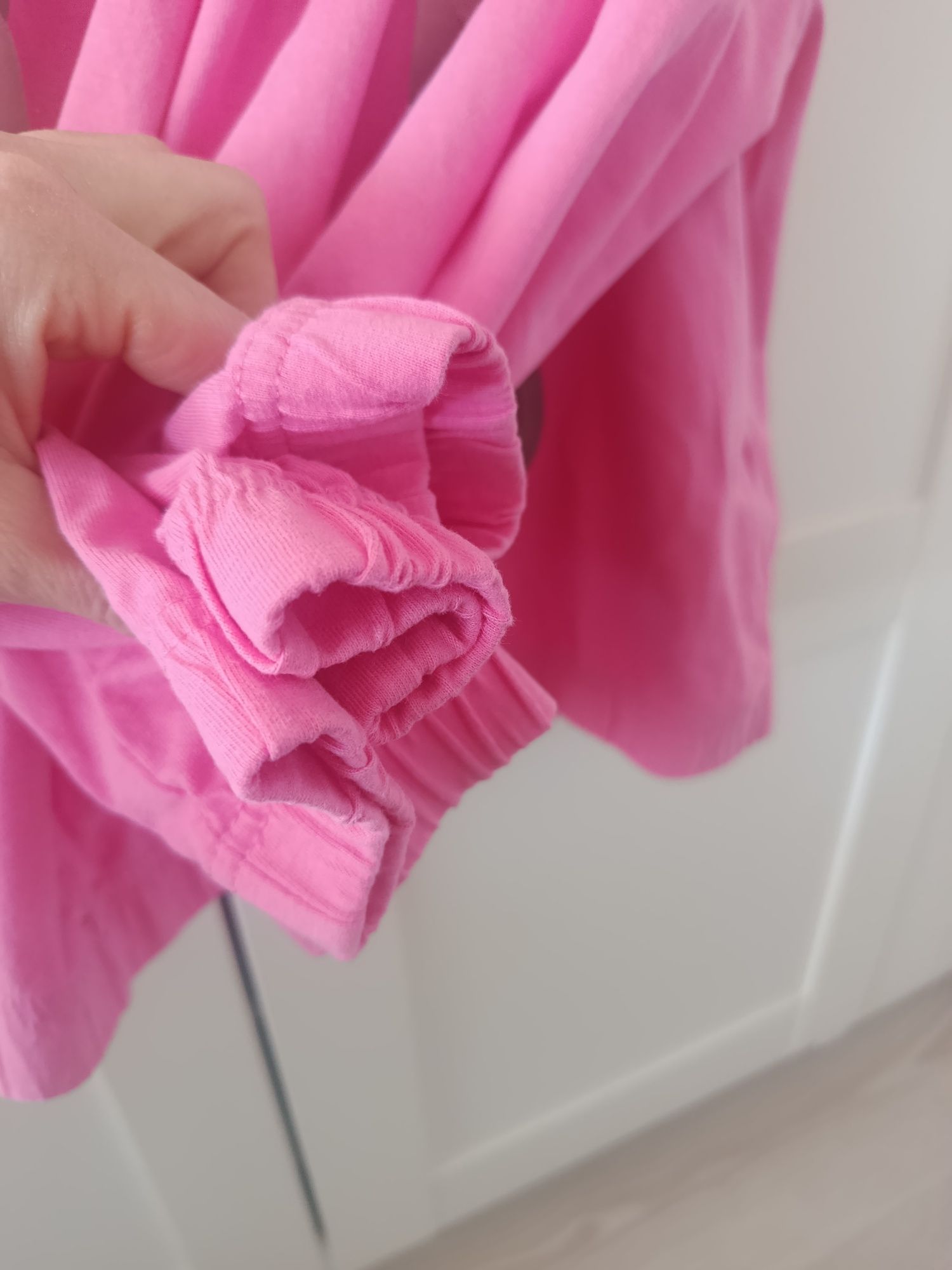 Bluzy dla bliźniaczek,z kotkiem rozmiar 116