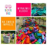 Klocki i gry XXL na imprezę, wynajem, wypożyczenie, nie dmuchaniec