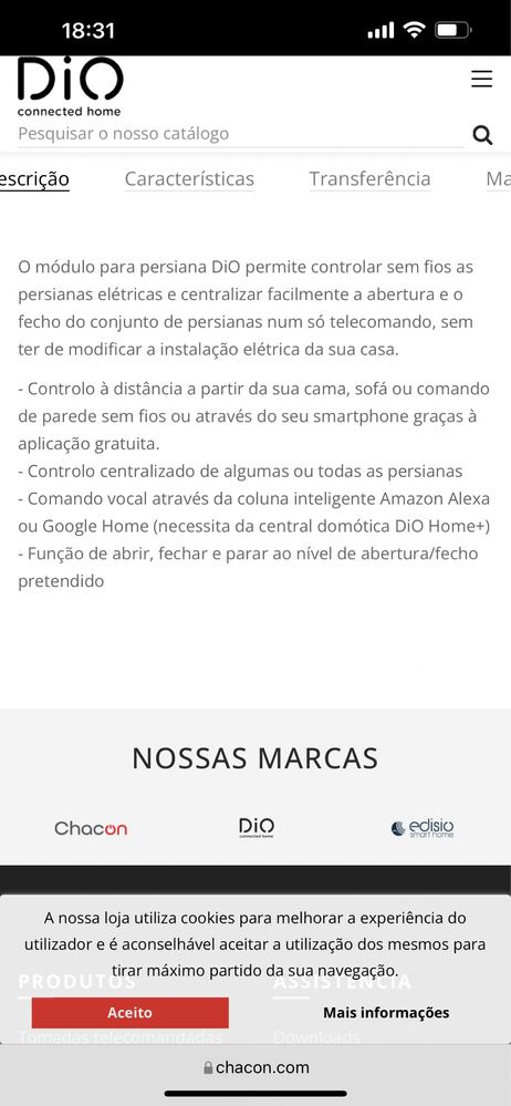 Domotica para estores DIO