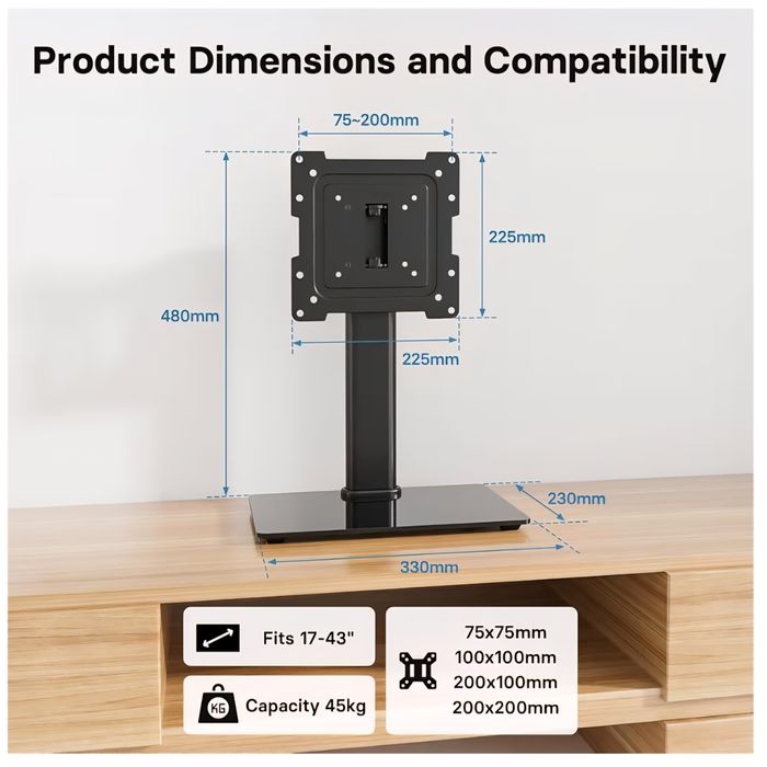 Suporte para TV/Monitor PC