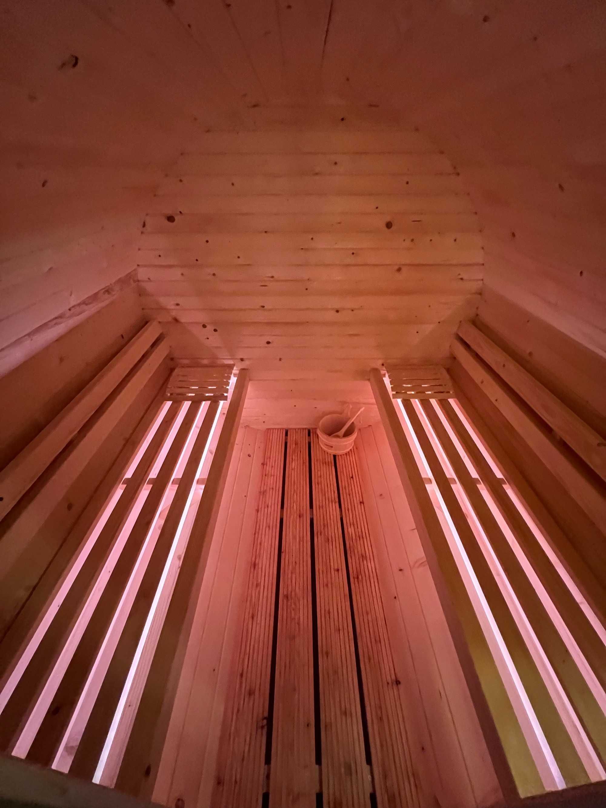 Sauny Sauna Ogrodowa Beczka Ruska Bania 2,5m Dowolna Konfiguracja