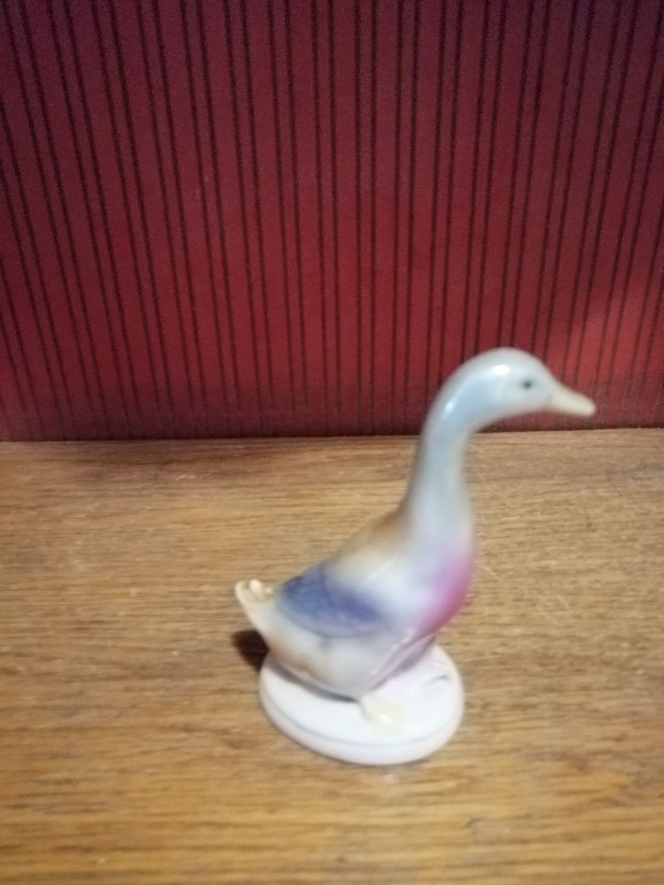 Figurka vintage mała kaczka , retro porcelana PRL