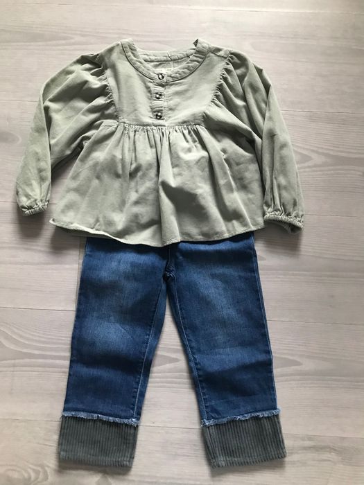 Zara Baby komplet bluzka i spodnie Rozm 104