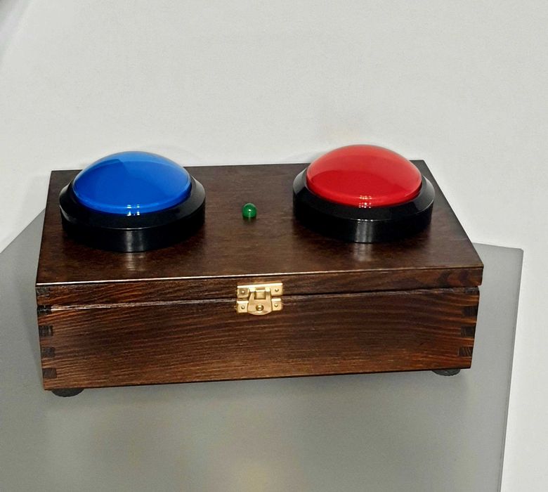 Przyciski drewniane Familiada