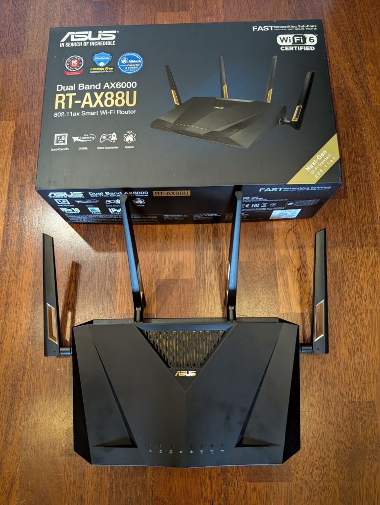 Wifi 6 роутер ASUS RT-AX880 (A1.1)