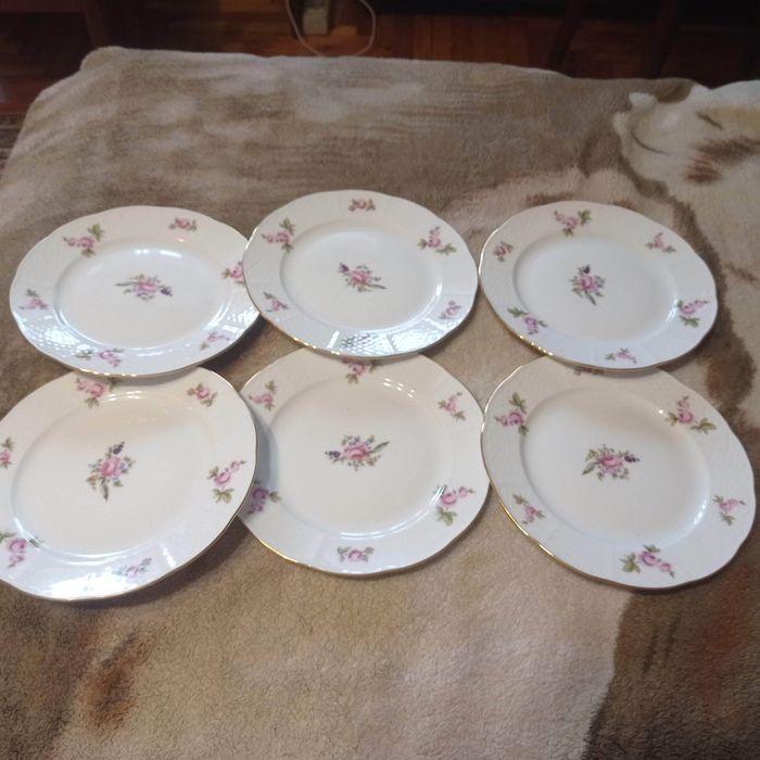 Тарілки для торта " Мейсенский букет"