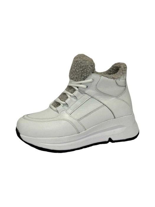 Черевики жіночі білі шкіряні Bistfor