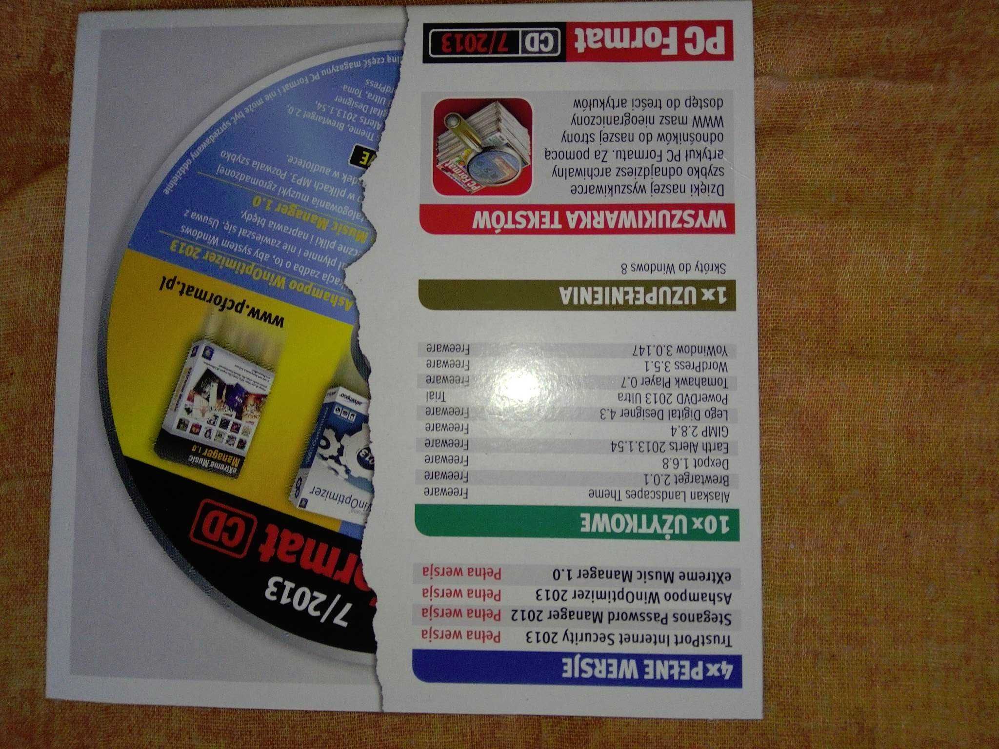 PC Format 7 2013 lipiec (155) Gazeta + płyta CD Czasopismo
