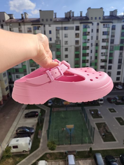 Крокси Мері-Джейн Жіночі 11 розмір Рожеві Crocs Mary Jane