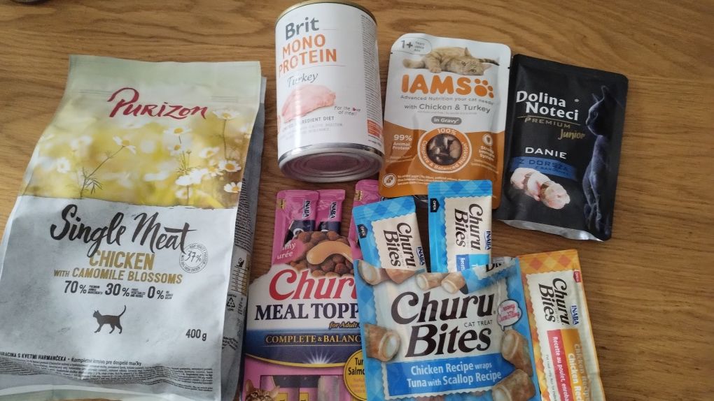 Purizon Brit Iams Inaba Churu Dolina Noteci