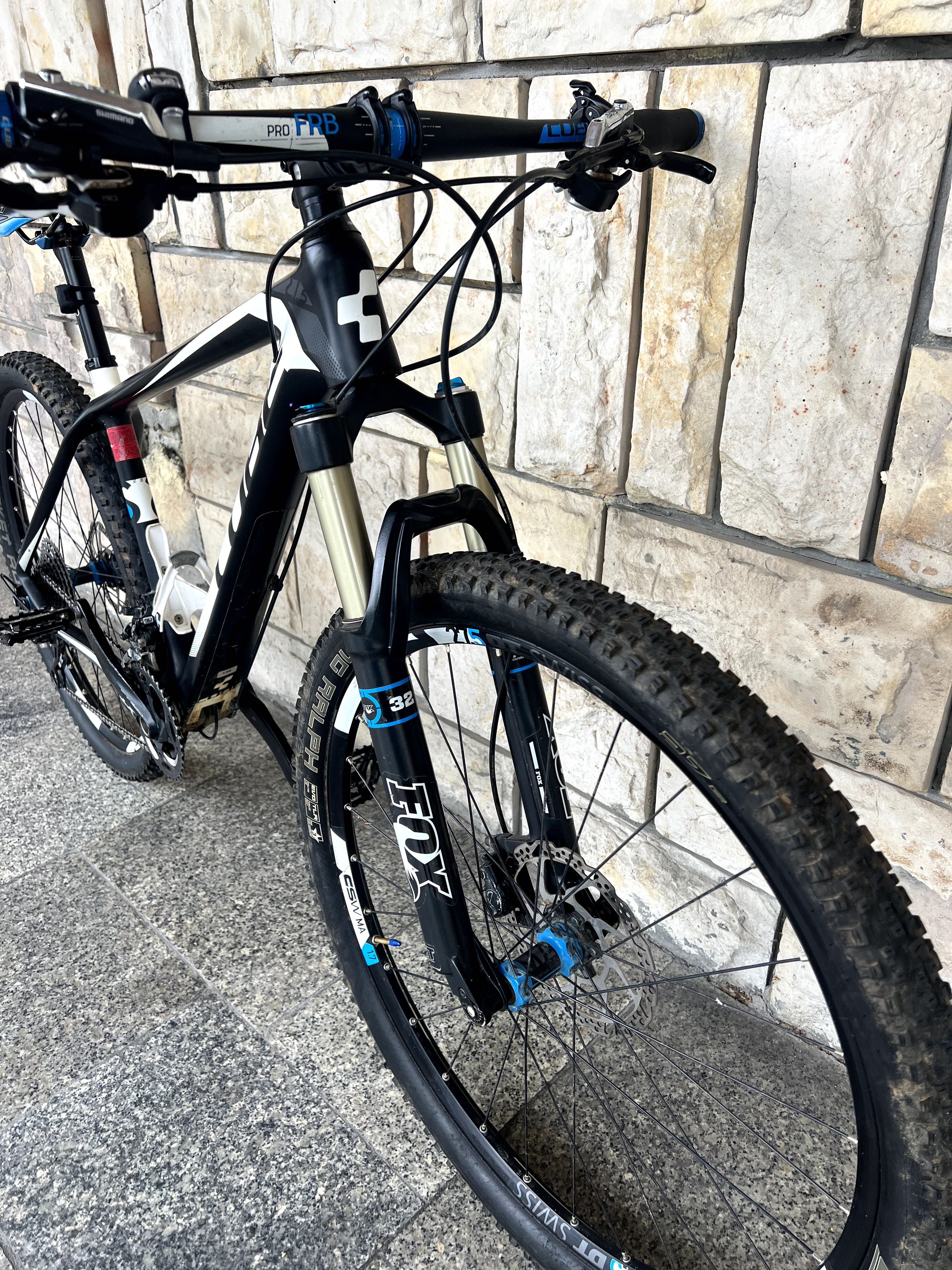 Rower MTB Carbon Cube Reatcion 27.5 GTC FULL XT Fox32 DT SWISS