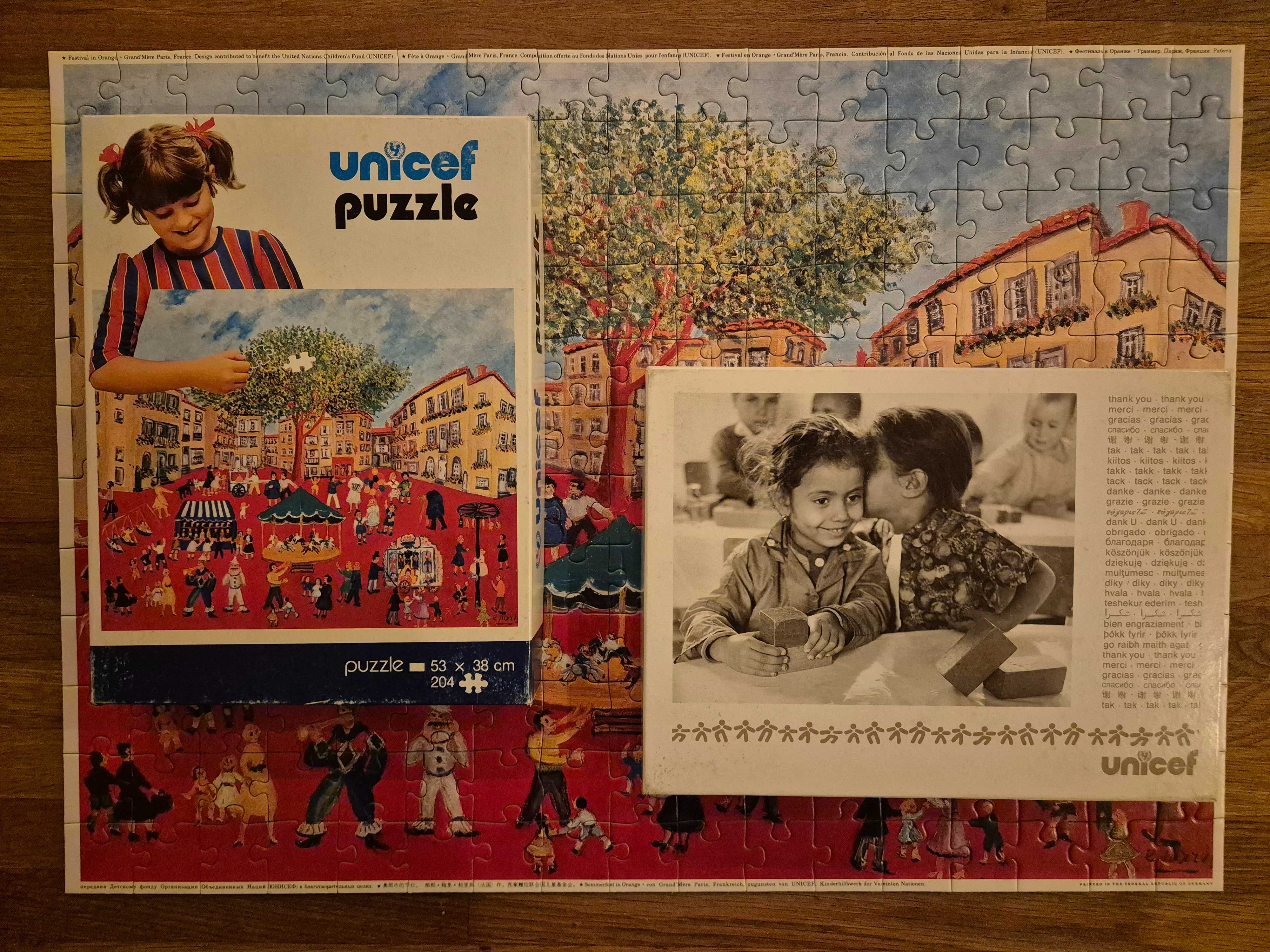 Puzzle Unicef 700F, super stan, 94
