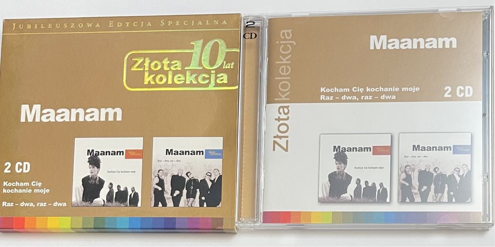 Maanam złota kolekcja 10 lat Kocham Cię kochanie Raz, dwa 2 cd 2008