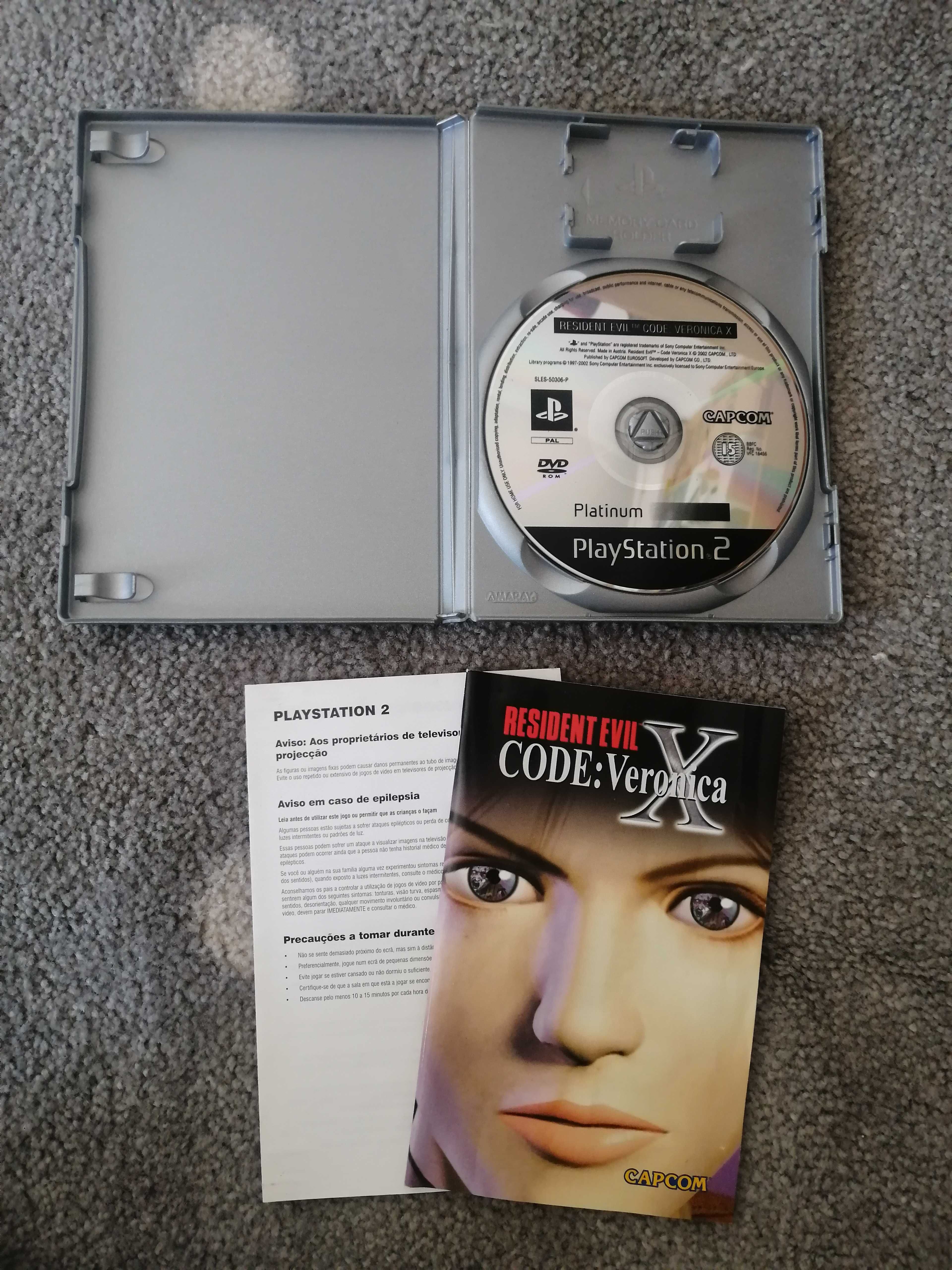 Resident Evil Code Veronica X (versão platinum)