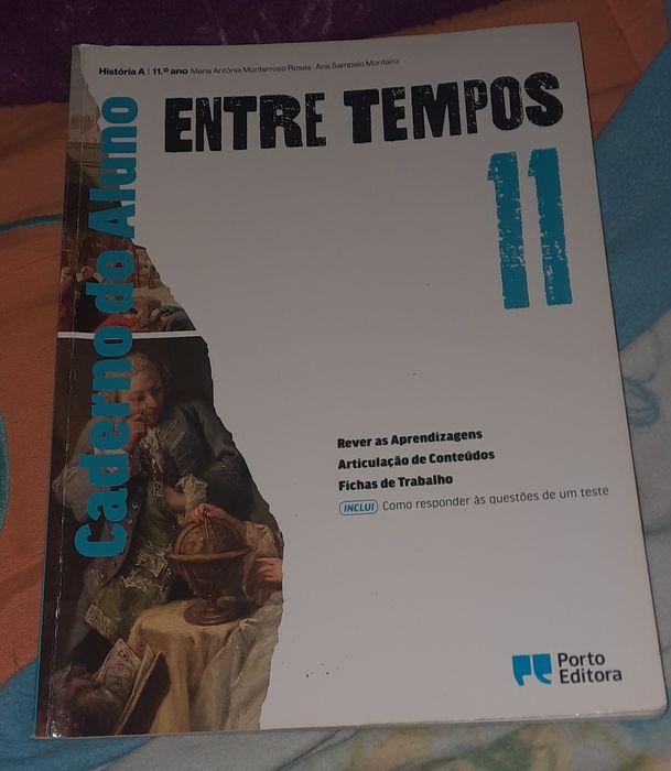 Livros de fichas/cadernos de atividades de História A - 10,11 e 12°ano