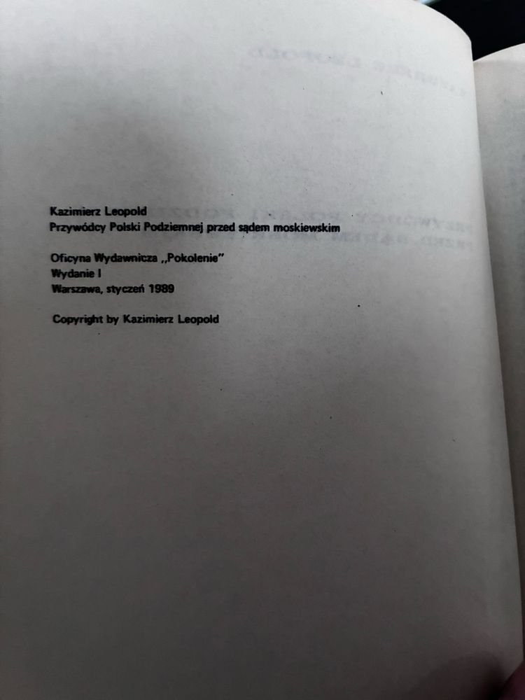 Kazimierz Leopold - przywódcy Polski podziemnej