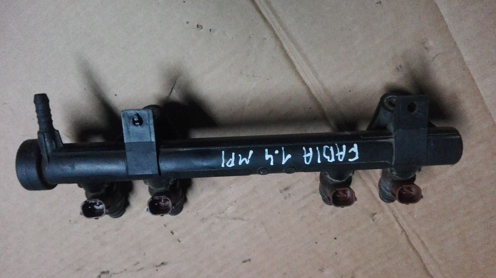 Listwa Wtryskowa +Wtryski Fabia I 1,4 MPI 00-03 r 68 KM