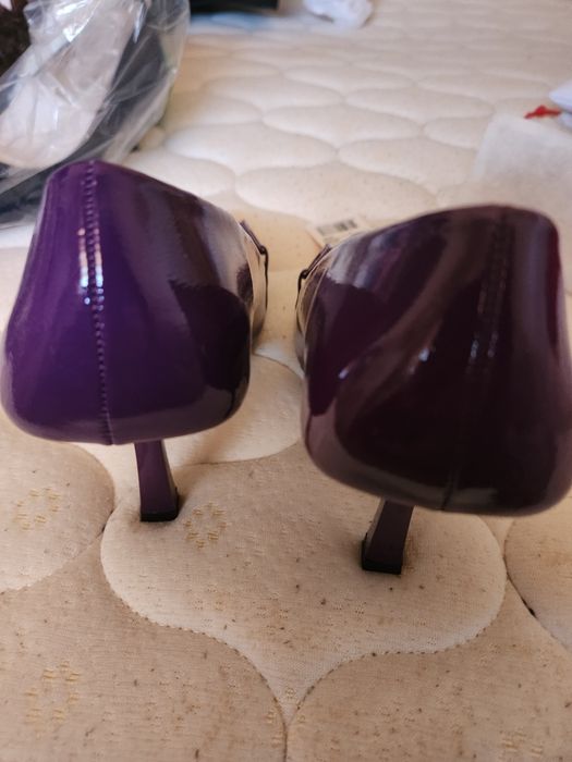 Sapatos seaside roxos novos, tam 36