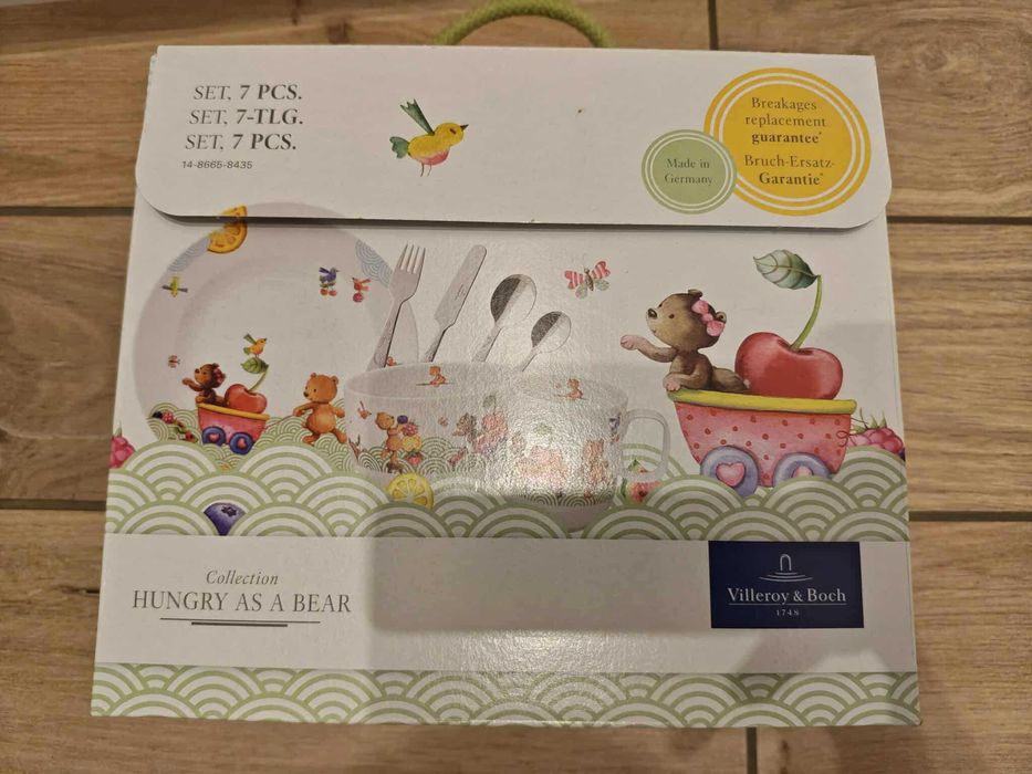 Zestaw dziecięcy 7 el. Villeroy & Boch Hungry as a Bear