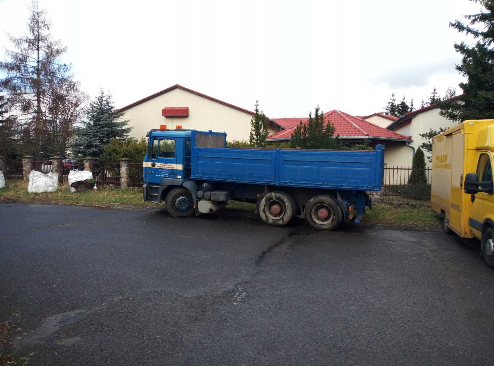 Czarnoziem.Kompost Kora Transport Piasek. Żwir. Granit Tłuczeń  St