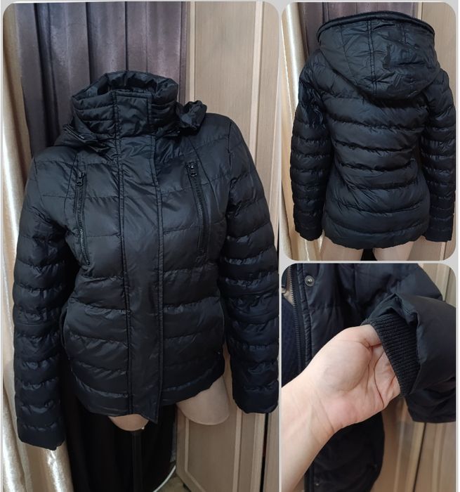 Курточка стёганая,куртка пуфер серебро,пальто на пуху