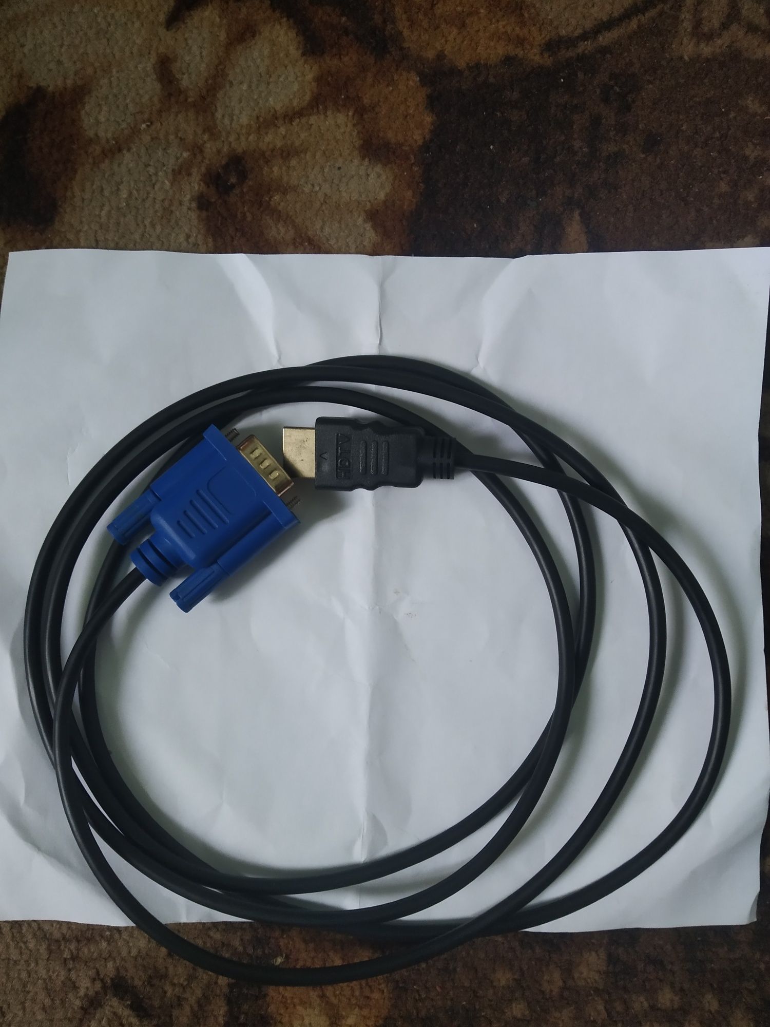 Кабель.HDMI VGA 1.8м