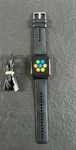 Smartwatch Popglory P66 czarny kolorowy wyświetlacz dotykowy