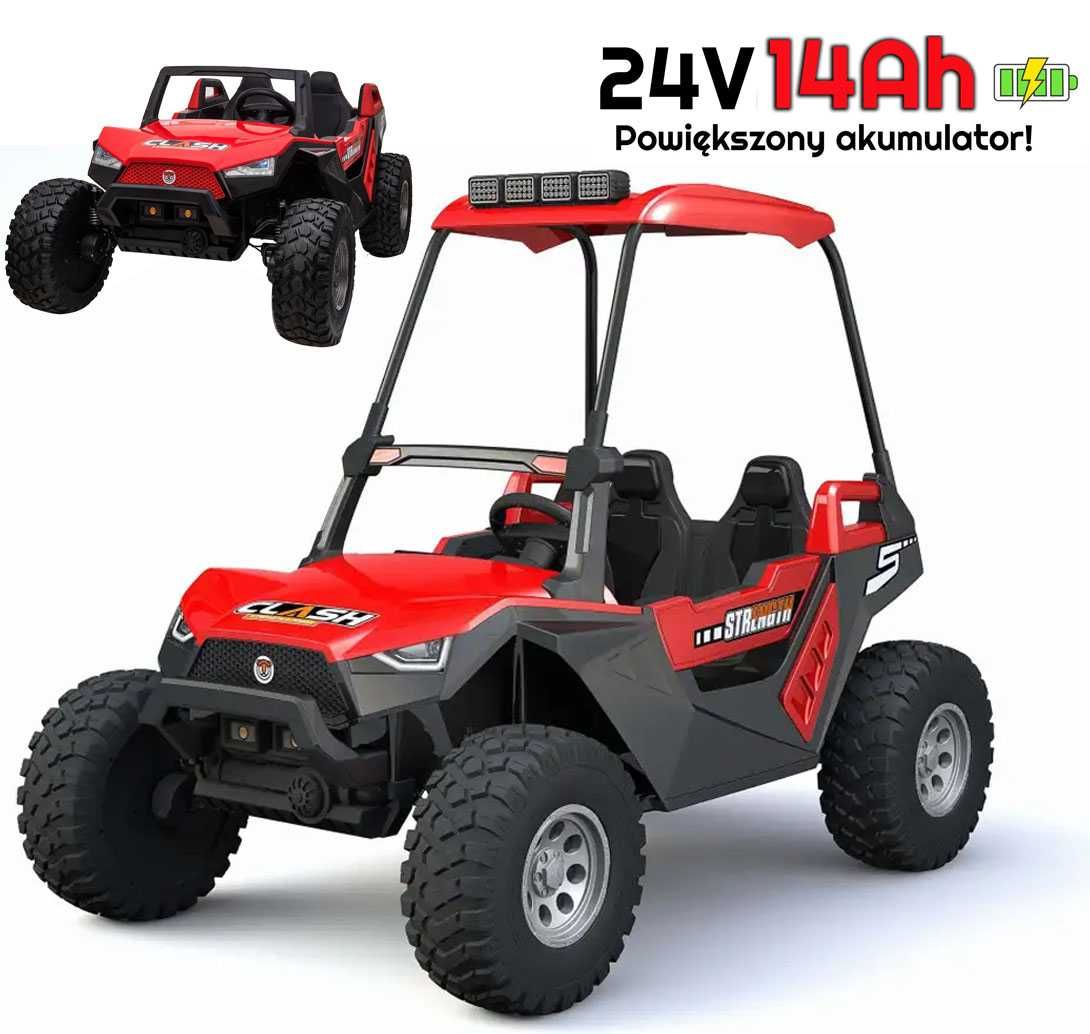 Autko dla dzieci BUGGY CLASH STRONG 600W na akumulator do 16km/h