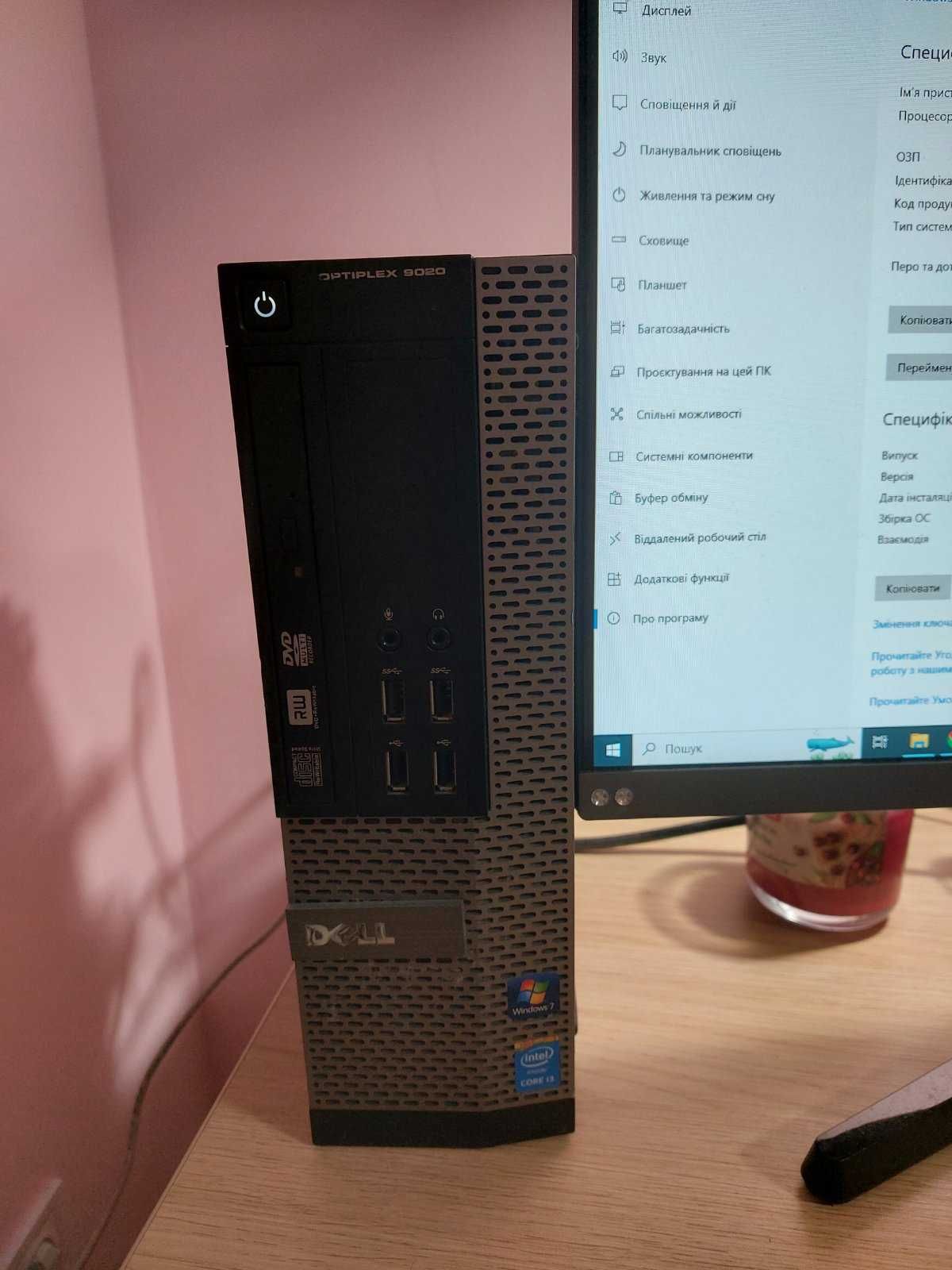 стаціонарний ПК Dell Optiplex 9020+монітор Samsung 24+клавіатура+миша