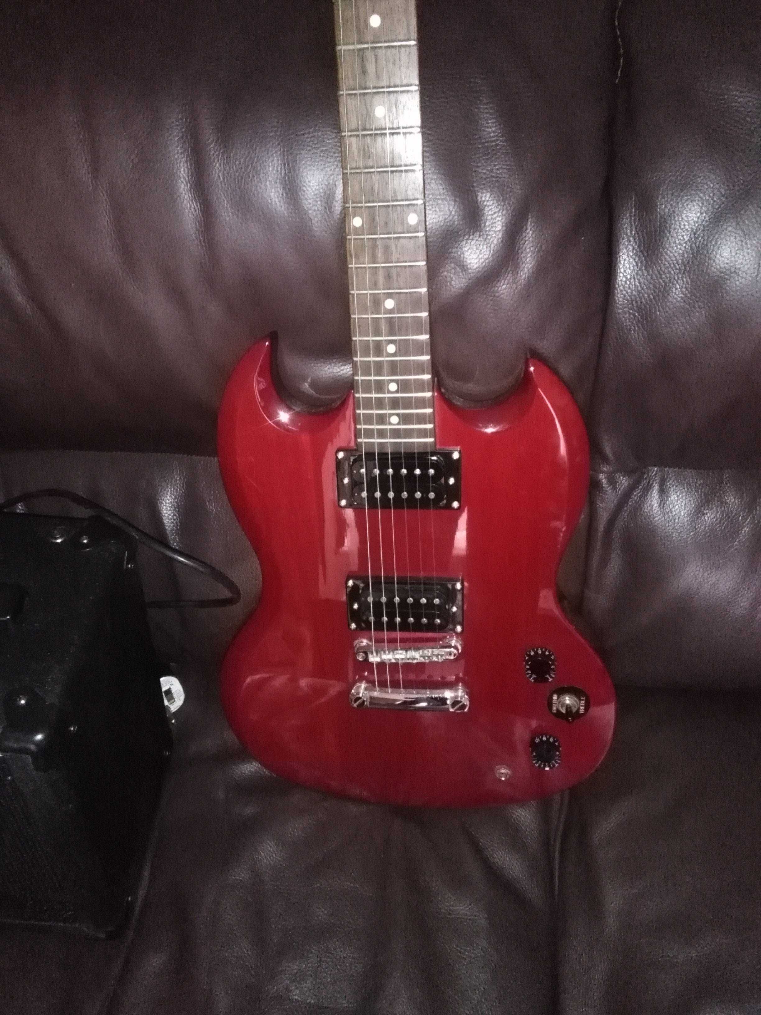 Gitara epiphone sg  + piecyk