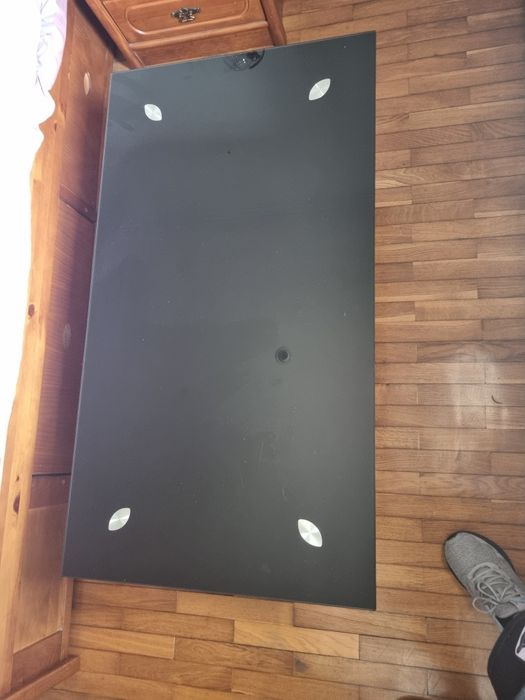 Mesa de centro em vidro temperado