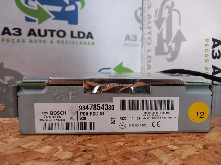 Autoradio sistema multimédia display navegação Peugeot Citroen Opel