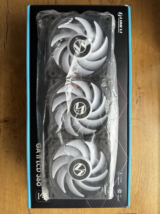 Wentylatory Lian Li od Galahad II LCD AIO, 3-pack Nowe
