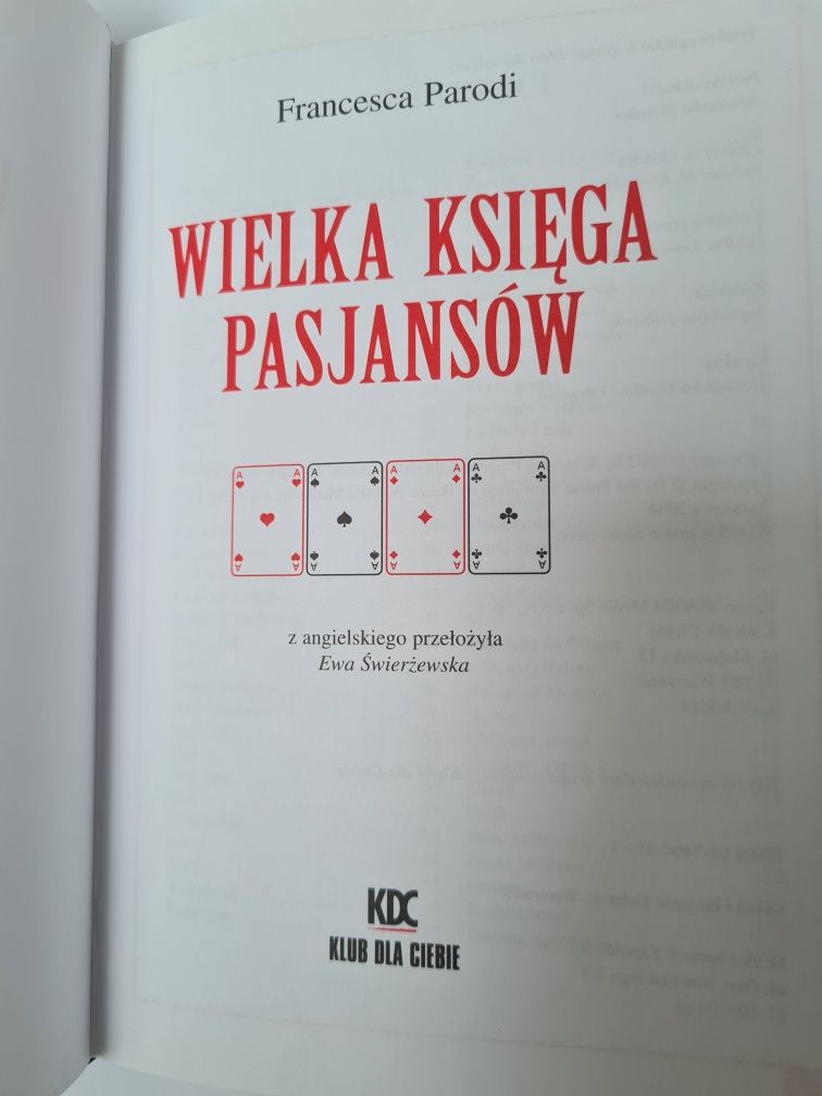 Wielka księga pasjansów - Francesca Parodi