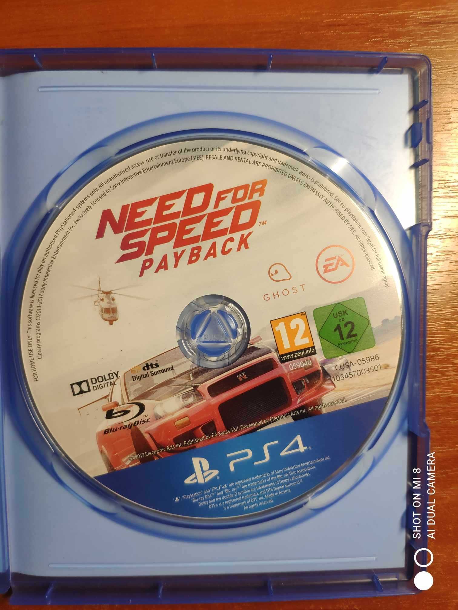 Need for speed PAYBACK PS4