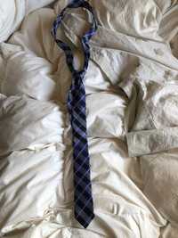 gravata azul riscas zara