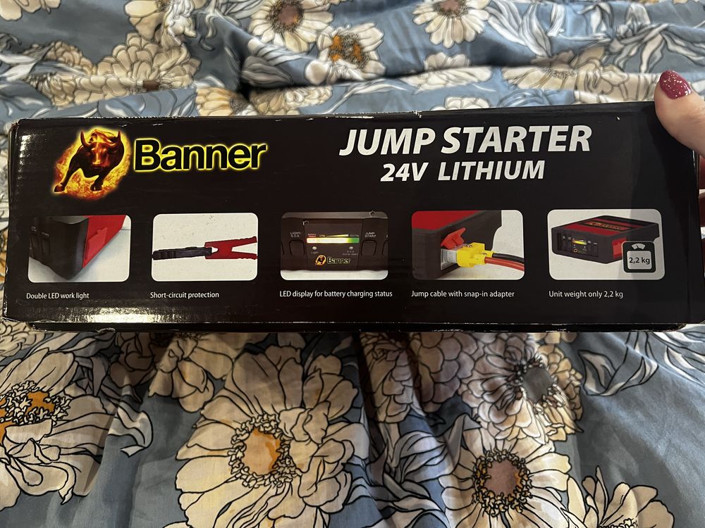 Jump starter 24v lithium