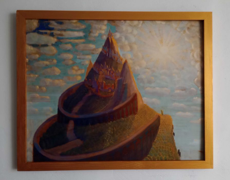 Obraz na płótnie, Baśniowy zamek, M. Konstanty Čiurlionis, 50x40cm
